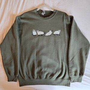 Halloween Ghost Cats Sweatshirt